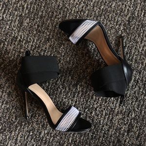 White & Black heels